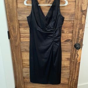 Donna Rico Black Satin Dress